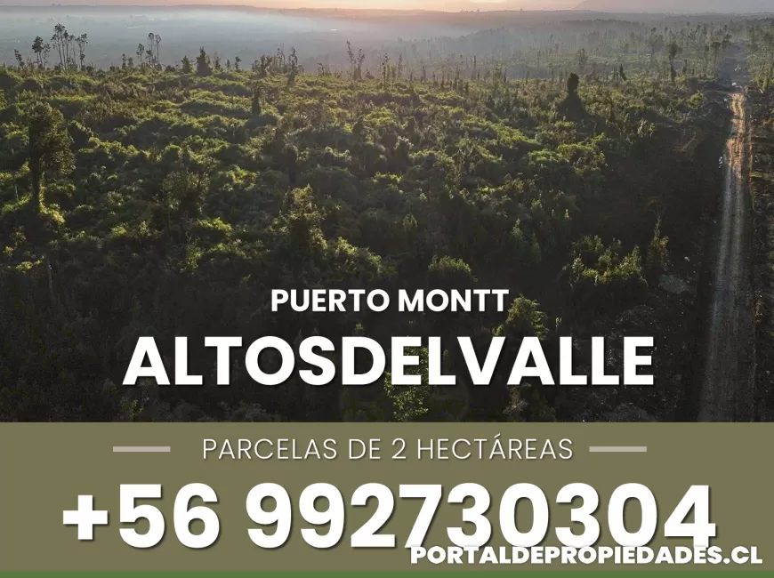 Venta en Puerto Montt | Parcela en Puerto Montt - Parcela N°402 - Parcela de 2 hectáreas a 800 metros del área urbana